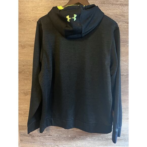 Under Armour Hoodie Sweatshirt Size Large Dark Gray - Picture 5 of 9
